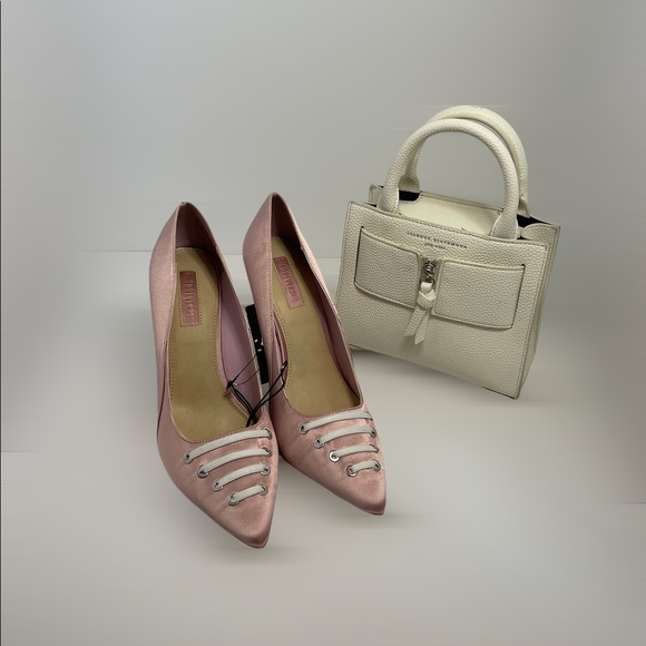 ✨Forever 21 Pink 💕Satin Stiletto 👠size 7.5 - Picture 7 of 7